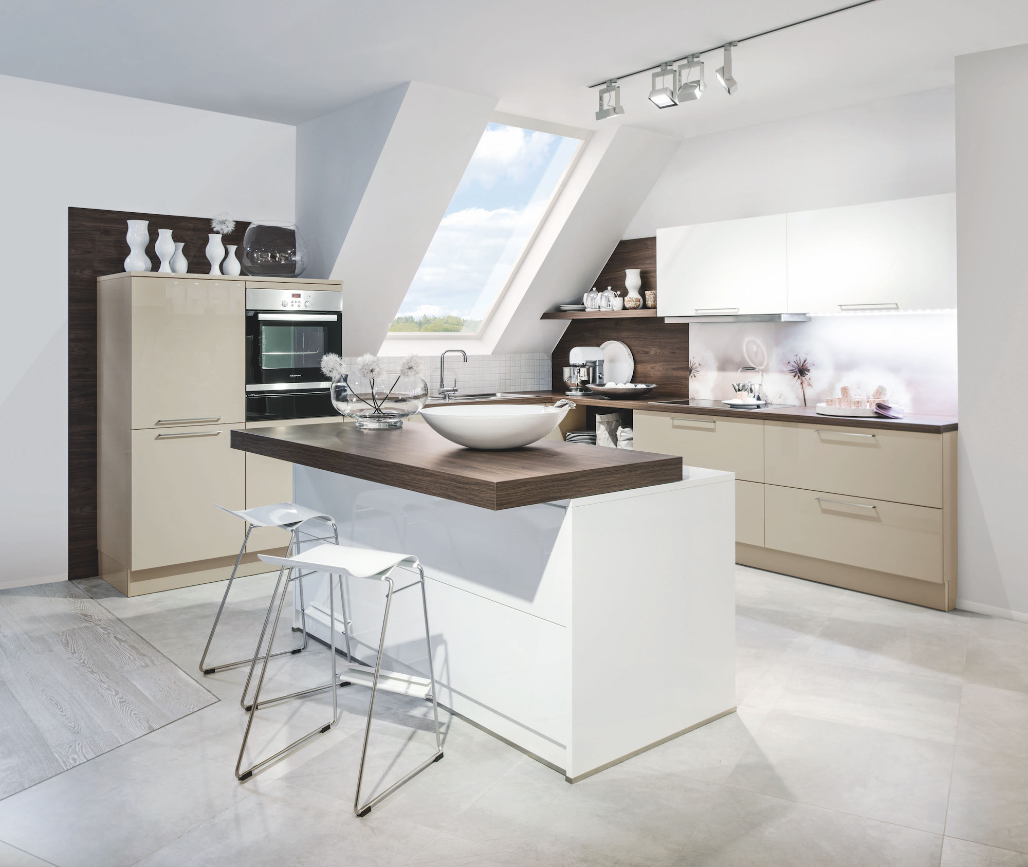 Cuisine sous pente